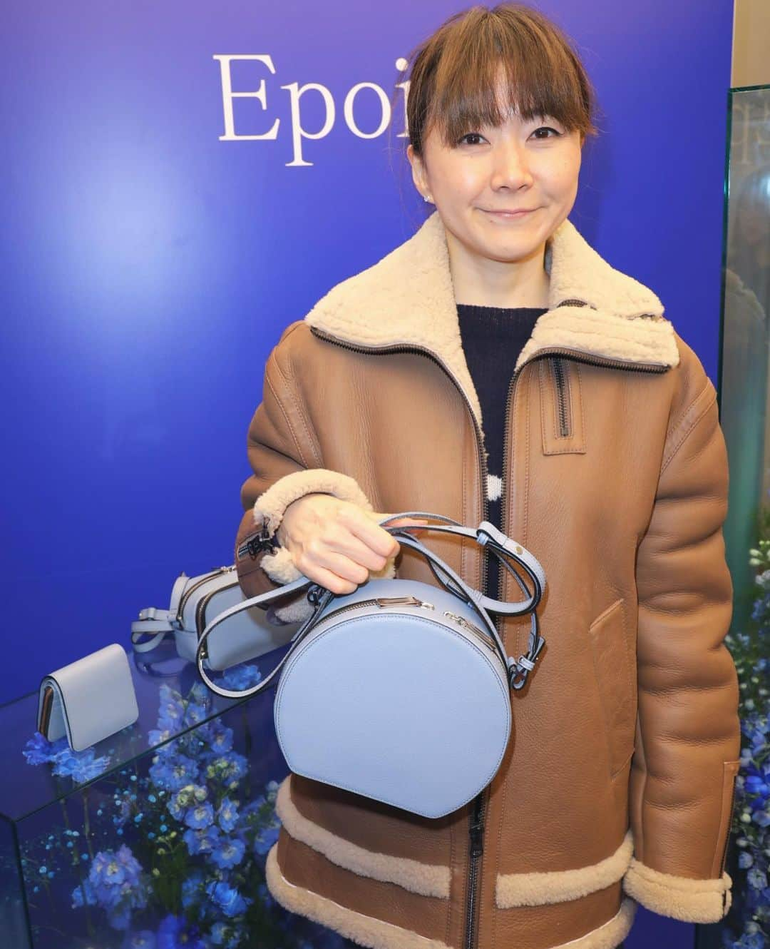 岸本佳子さんのインスタグラム写真 - (岸本佳子Instagram)「Hello🙋🏻‍♀️ #epoi #presspresentation Jacket @zadigetvoltaire Knit @prada  Bag @epoi_official」11月28日 22時45分 - yoshico_kishimoto