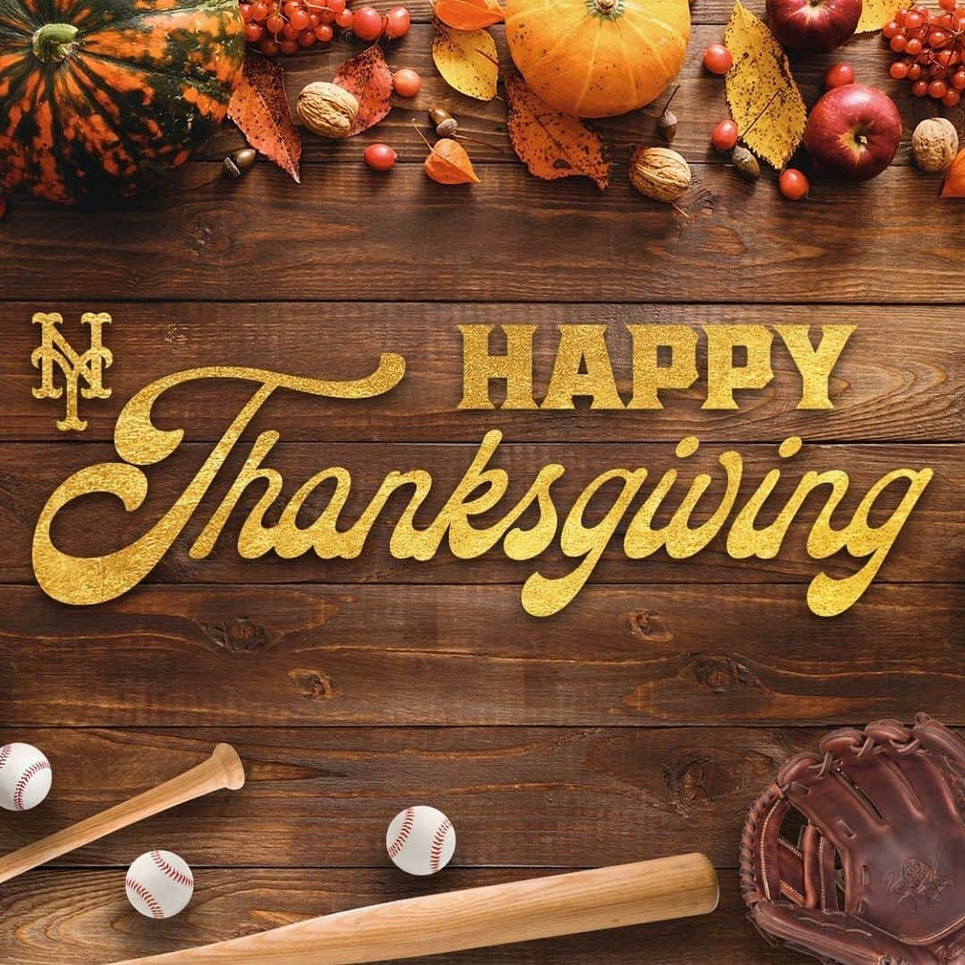ニューヨーク・メッツさんのインスタグラム写真 - (ニューヨーク・メッツInstagram)「Happy Thanksgiving! #LGM 🍽 🦃 🍁 ⚾️」11月28日 23時16分 - mets