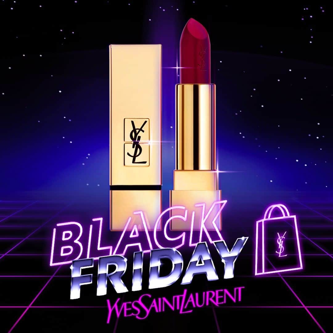 Yves Saint Laurent Beautyさんのインスタグラム写真 - (Yves Saint Laurent BeautyInstagram)「Don’t call it a sale. Call it your lucky day 😉 ROUGE PUR COUTURE in N°72 ROUGE VINYLE #yslbeauty #rougepurcouture #blackfriday」11月29日 4時59分 - yslbeauty