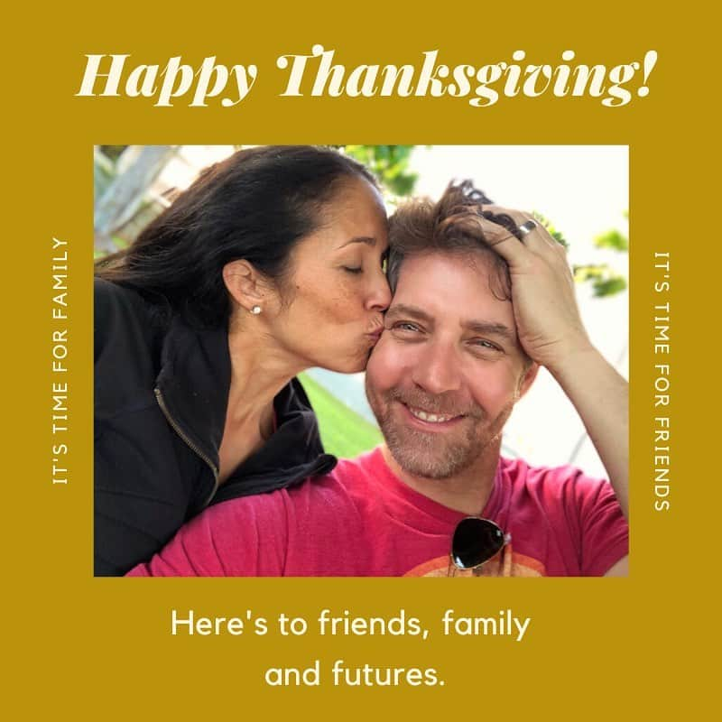 ジェイムズ・バーバーさんのインスタグラム写真 - (ジェイムズ・バーバーInstagram)「So very thankful for this incredible being @danabarbourfit and the family we are creating together. .. 🦃 🦃 🦃 Sharing the day today with family and friends. We encourage you to see the good in the world and work torward the things that will make your life and the lives of those around you better. .. ☀️ ☀️ ☀️ Happy Thanksgiving from us to you! .. . . . #thanksgiving #christmas #turkey #tofurkey #macysthanksgivingdayparade #macys #broadway #ballet #abt #success #music #dance #family #friends #eat #stuffing #applepie #joy」11月29日 0時29分 - jamesbarbournow