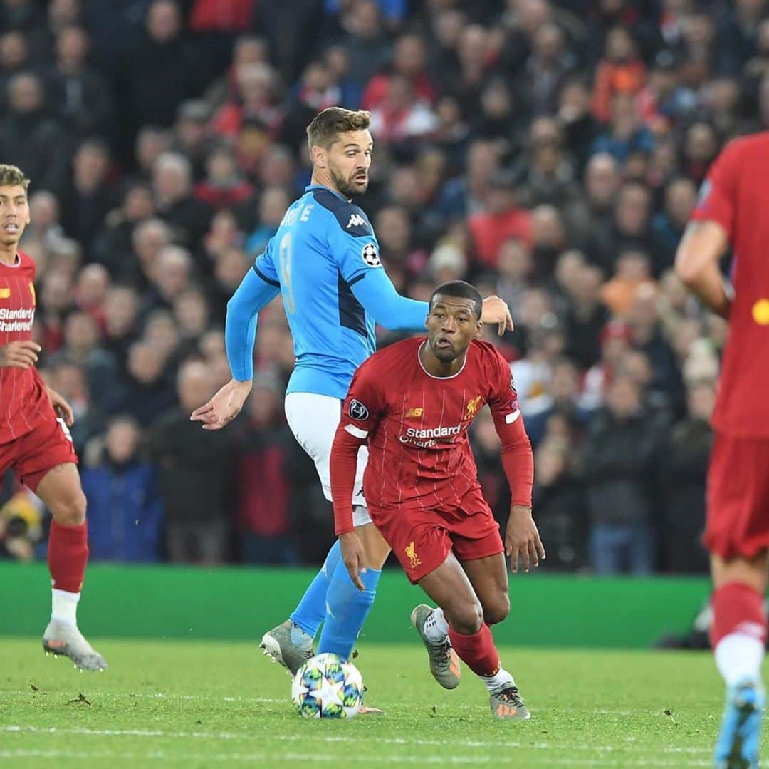 フェルナンド・ジョレンテさんのインスタグラム写真 - (フェルナンド・ジョレンテInstagram)「Punto e pareggio importante in Anfield! Continueremo a lavorare duro 💪🏻#ForzaNapoliSempre #LIVNAP 1-1 #UCL」11月29日 1時51分 - llorente_fer