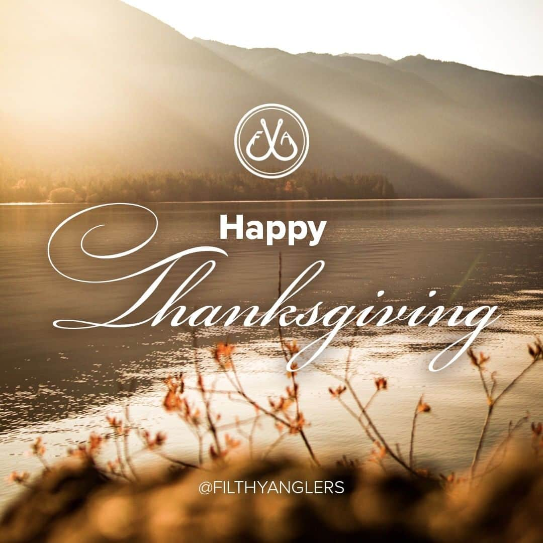 Filthy Anglers™さんのインスタグラム写真 - (Filthy Anglers™Instagram)「From our filthy family to yours - Happy Thanksgiving!Wishing you all a great day filled with laughter, memories and lots of food as you surround yourself with family, friends and those you love. We have so much to be thankful for this year, we have the greatest supporters and friends! Happy thanksgiving everyone! Now go eat!!! A reminder Black Friday sales start tonight at 12AM EST. Our biggest sale of the year! Stay tuned! #smallmouth #thanksgiving  #fishing #catchandrelease #thetugisthedrug #getoutside #outdoorenthusiast #gonefishing #tightlines #fishingdaily」11月29日 3時01分 - filthyanglers