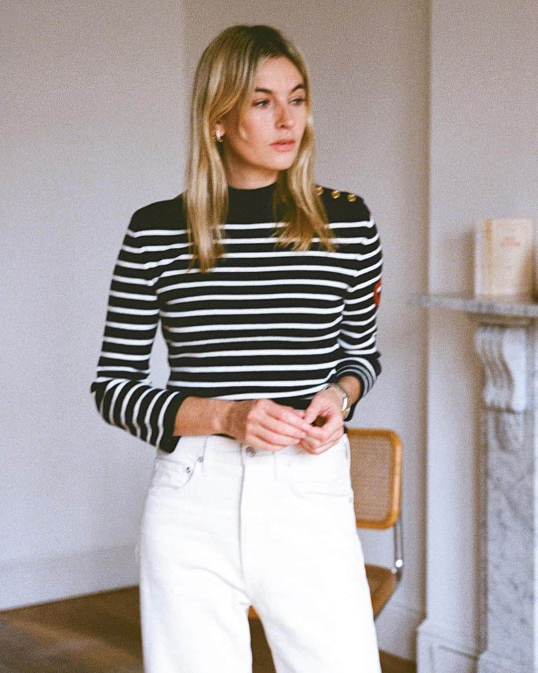 Camille Charriereさんのインスタグラム写真 - (Camille CharriereInstagram)「The classic stripes you always knew you wanted c/o the new brand we never knew we needed. @patou #patou now live patou.com」11月29日 3時09分 - camillecharriere