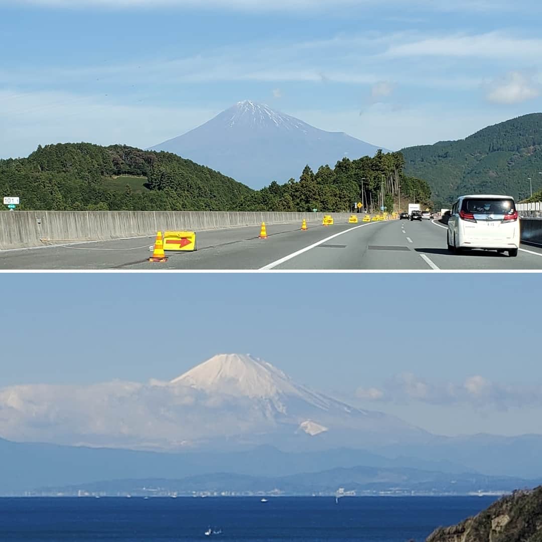 ピーターさんのインスタグラム写真 - (ピーターInstagram)「11月1日の富士山🗻と、激寒の今朝の富士山でーす‼️ 晴れてるけど、気温が上がらない。 皆様、インフルエンザや風邪引かないようにね‼️ #ピーター #池畑慎之介 #富士山 #激寒 #ロングバケーション#日本一」11月29日 14時04分 - oziba1952