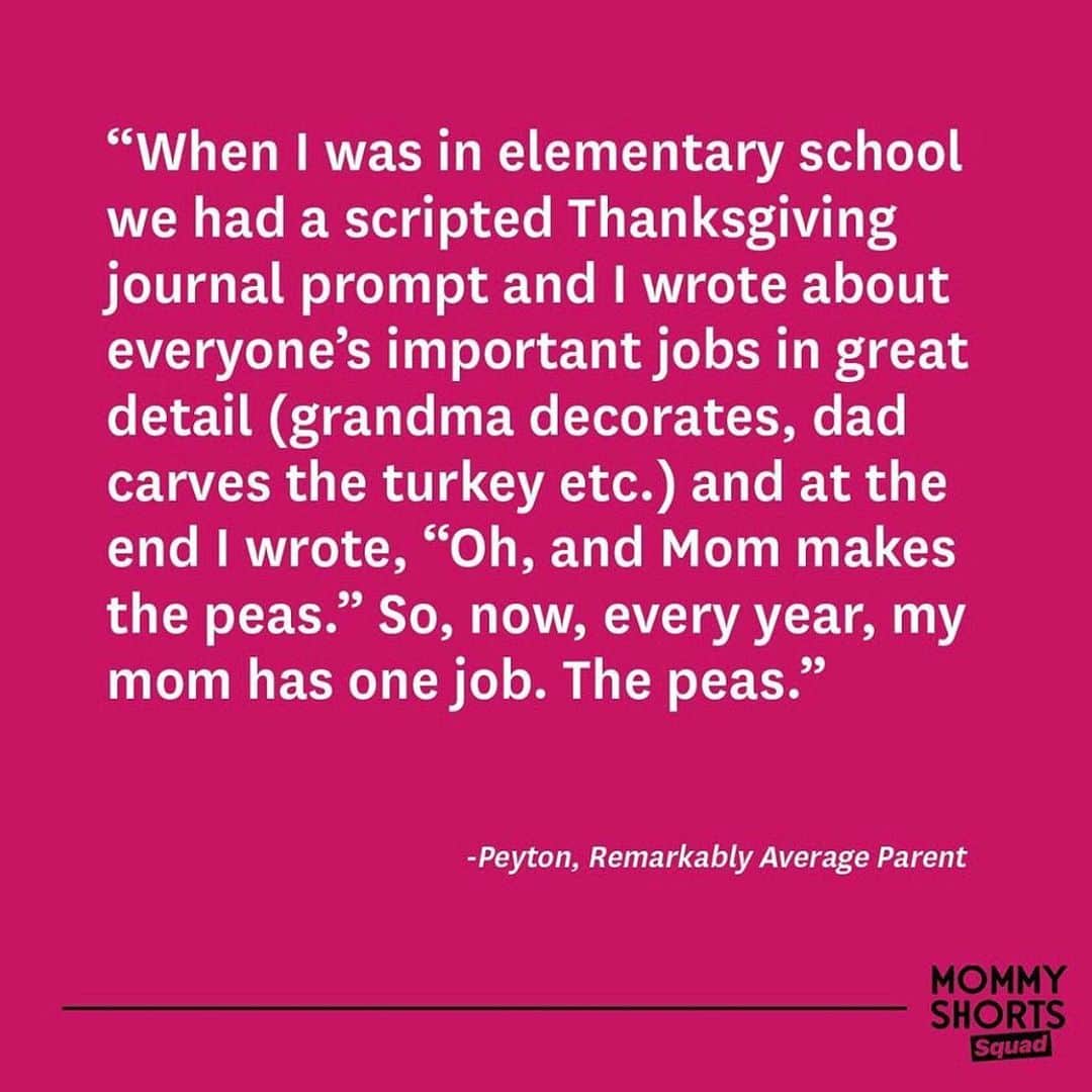 Average Parent Problemsさんのインスタグラム写真 - (Average Parent ProblemsInstagram)「I love reading about all your #Thanksgiving traditions over on @mommyshortssquad. Swipe left for a few of my favorites. Tell me yours below! If you are not already following @mommyshortssquad, I highly recommend it!」11月29日 6時53分 - averageparentproblems