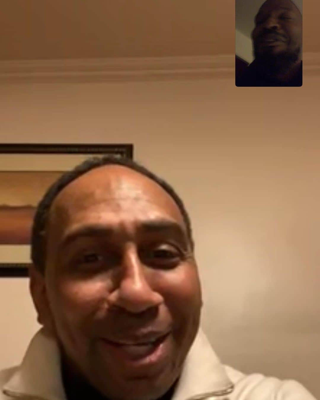 ジェイミー・フォックスさんのインスタグラム写真 - (ジェイミー・フォックスInstagram)「When u trying to digest yo turkey and this Dallas Cowboys shit and then this muuuuphucka FaceTime you!!! Damn damn damn!!! “Florida Evans voice “ #swipeleft @stephenasmith we ain’t done!!!!!」11月29日 14時15分 - iamjamiefoxx