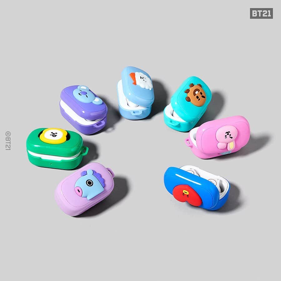 BT21 Stars of tomorrow, UNIVERSTAR!さんのインスタグラム写真 - (BT21 Stars of tomorrow, UNIVERSTAR!Instagram)「An Earful of Music, a Handful of Air. #BT21 True #WirelessEarbuds!  Touch operated, 🎶 #WirelessCharge with a soft  and durable #DedicatedCase!  now at LINE FRIENDS COLLECTION.  Check product tag!  #NoiseCancel #Strap #GlobalShipping」11月29日 10時05分 - bt21_official