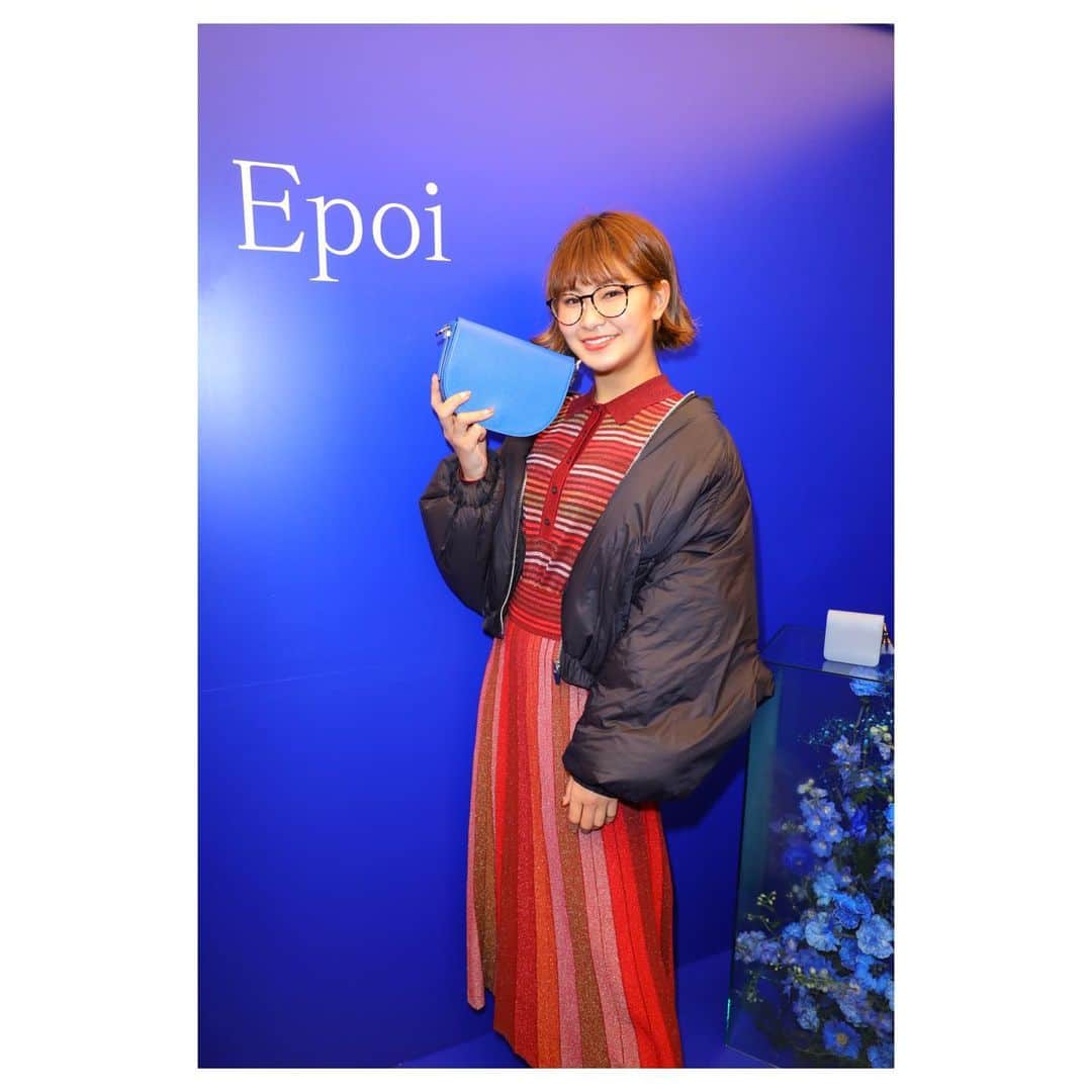 村上佳菜子さんのインスタグラム写真 - (村上佳菜子Instagram)「. . . Epoi . この鮮やかなブルーが本当にステキ だった。 1つ1つ手作りなんだって！！ 作る人の愛が込められてる🌸 . . . @epoi_official  #Epoi #村上佳菜子」11月29日 10時34分 - kanako_m_official
