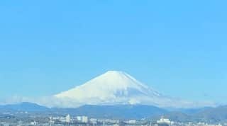 馬場典子さんのインスタグラム写真 - (馬場典子Instagram)「今日の#富士山 はチュチュをはいているのかな？ 白が美しく神奈川県からも」11月29日 11時12分 - baba_channel