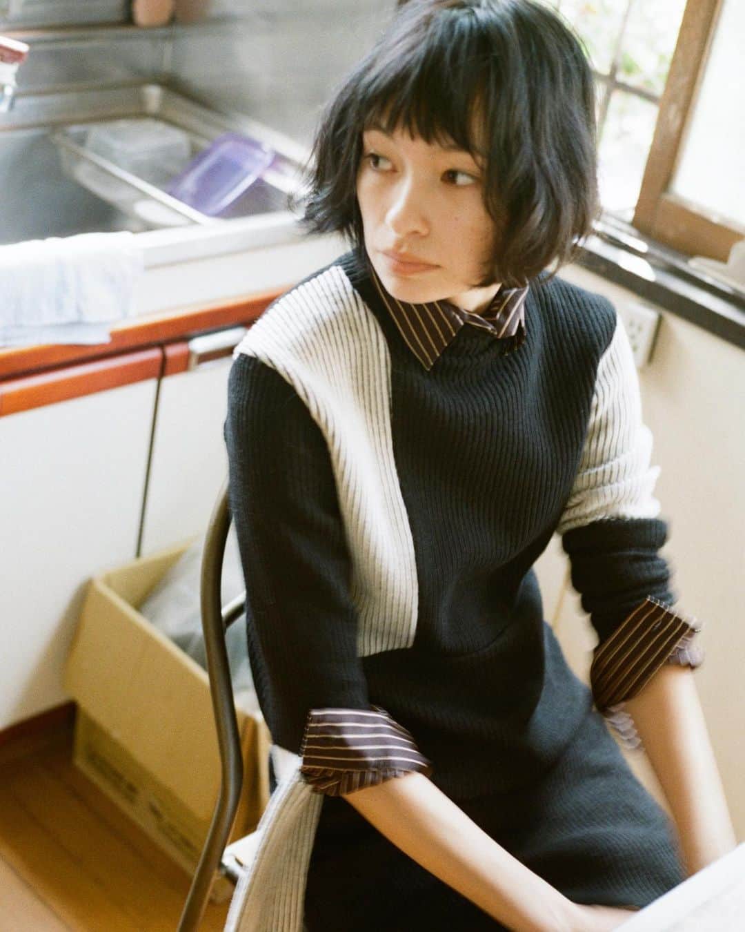 sodukさんのインスタグラム写真 - (sodukInstagram)「Rina Ohta in @soduk_official panel knit one-piece @198201111959_ ﻿ ﻿  #soduk#198201111959」11月29日 12時20分 - soduk_official
