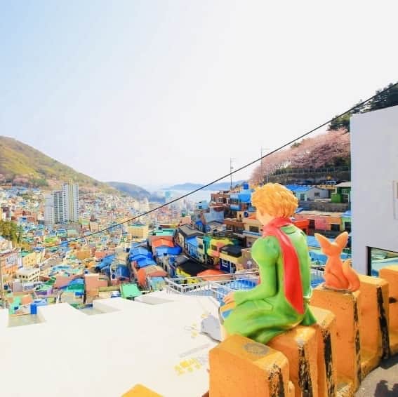 山田さくらさんのインスタグラム写真 - (山田さくらInstagram)「【釜山♡】アートで溢れる街づくり﻿⠀ 〜韓国のマチュピチュ〜﻿⠀ ﻿⠀ 釜山で行ってみたい場所といえばここですよねପ(⑅ˊᵕˋ⑅)ଓそれは、、、ここ🤗💓﻿⠀ ﻿⠀ 韓国のマチュピチュとも呼ばれている、甘川文化村(カムチョンムナマウル)♬♬﻿⠀ ﻿⠀ カラフルな絵や壁画、ショップやカフェがある村で街全体が路上美術館🌈☀️﻿⠀ ﻿⠀ とっても素敵過ぎて女子3人ニヤニヤが止まらないヾ((｡･ﾛ･｡`))ﾉ✨✨また深い法令線が出来ちゃったかも🤣🤣💦﻿⠀ ﻿⠀ ここは是非行って欲しいスポットの一つです💓💓﻿⠀ ﻿⠀ さくらInstagramこちら﻿⠀ 👉@sakura.yamada0414﻿⠀ ﻿⠀ ﻿⠀ ﻿⠀ #釜山 #プサン #女子旅 #旅行 #旅行好きな人と繋がりたい #旅 #海外旅行 #女子会 #女子力 #海外旅行好きな人と繋がりたい #可愛い #かわいい #30代 #独身 #独身女子」11月29日 12時30分 - sakura.yamada0414