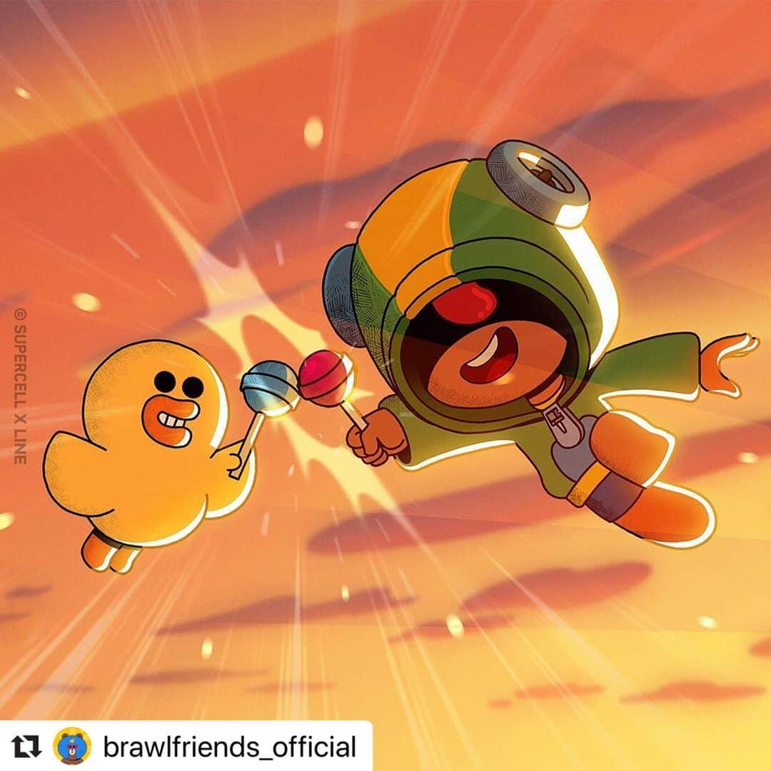 LINE FRIENDSさんのインスタグラム写真 - (LINE FRIENDSInstagram)「#Repost @brawlfriends_official with @make_repost ・・・ 고수는 고수를 알아보는 법 ✨ 작은만큼 강하다! 샐리 레온 크로스!  SALLY & LEON. Legends in harmony. Cute but fierce as ever 🔥  #라인프렌즈 #브롤스타즈 #LINEFRIENDS #BRAWLSTARS #SALLY #LEON #BRAWLFRIENDS #COMINGSOON」11月29日 22時13分 - linefriends