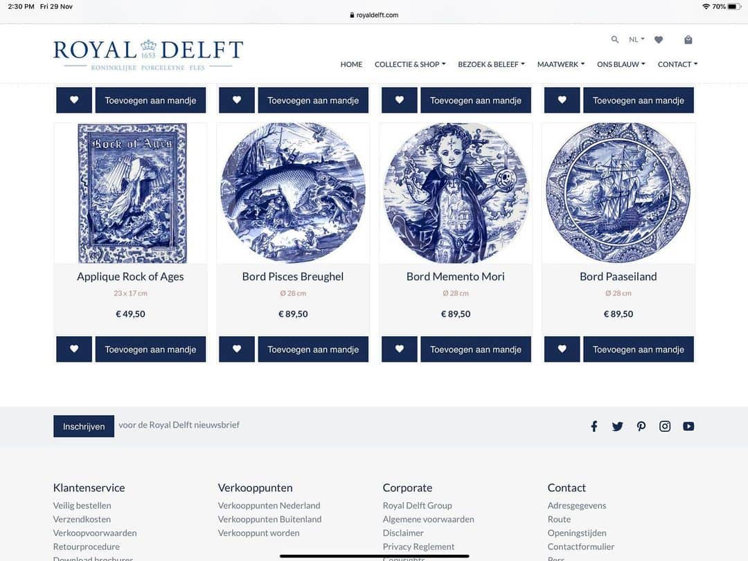 アムステルダム・タトゥー・ミュージアムさんのインスタグラム写真 - (アムステルダム・タトゥー・ミュージアムInstagram)「My Delft blue collection is now online at Royaldelft.com 💙 @royaldelft_official」11月29日 22時35分 - tattoomuseum