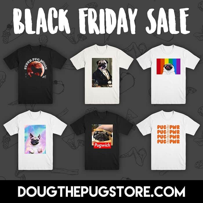 itsdougthepugさんのインスタグラム写真 - (itsdougthepugInstagram)「BLACK FRIDAY SALE! Doug’s deals are here!!! Link in bio for everything on SALE! ⭐️」11月29日 23時08分 - itsdougthepug