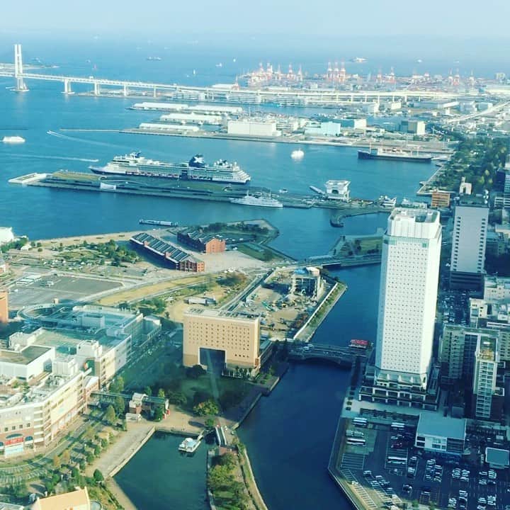 横浜ロイヤルパークホテルのインスタグラム：「「KAT-TUNの世界一タメになる旅+」はご覧いただけましたか？  収録はあいにくの天気でしたが、晴れているとこんな素敵な景色🏙✨がご覧いただけます。  客室全てが210m以上に位置しているので、どのお部屋からも絶景が臨めます！  #横浜ロイヤルパークホテル #yokohamaroyalparkhotel #横浜 #yokohama #スイートルーム #suiteroom #ホテル #hotel #KATTUNの世界一タメになる旅 #絶景  #ホテルからの景色」