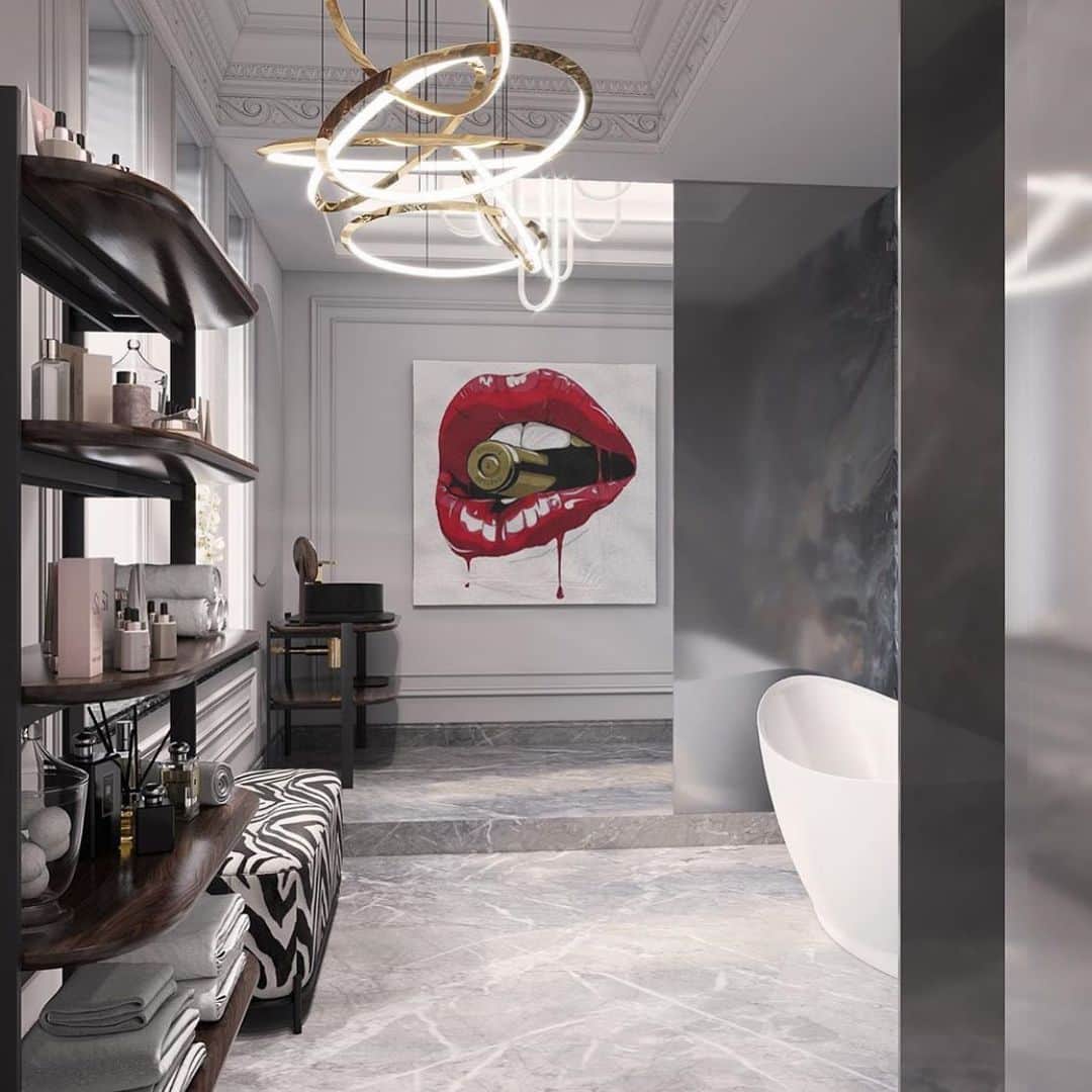 My Interiorさんのインスタグラム写真 - (My InteriorInstagram)「Fabulous bath room by @mika_it what do you think 💭?」11月29日 15時51分 - myinterior