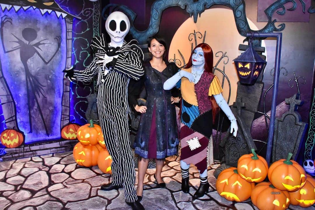 矢部あやのインスタグラム：「2018 HKDL ジャックとサリー」