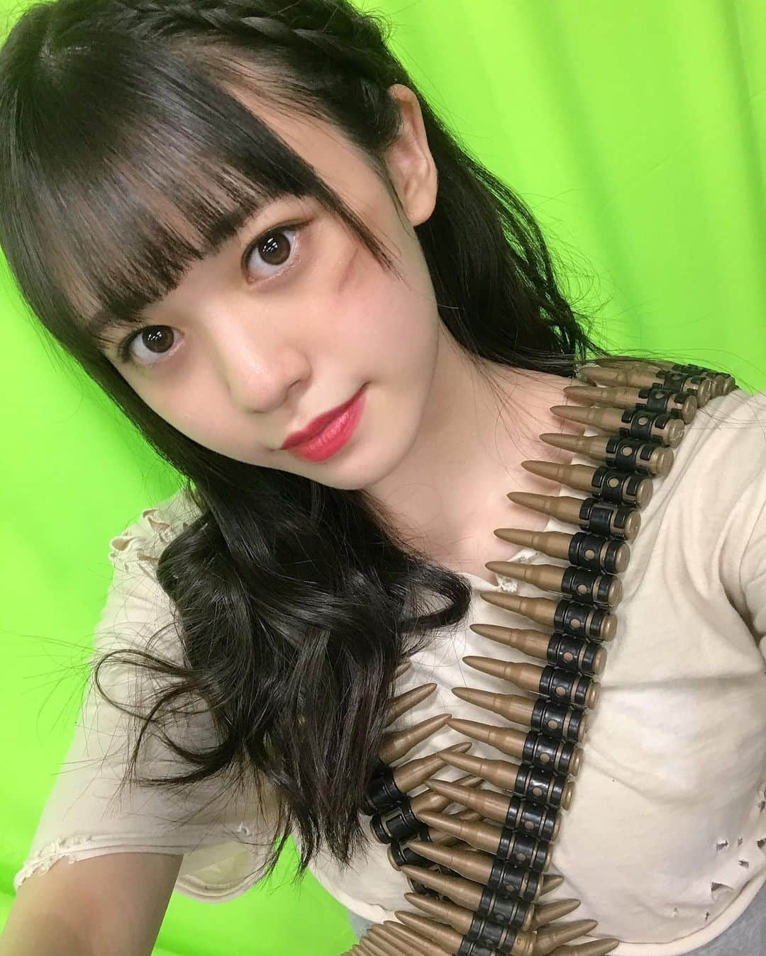 阿部菜々実さんのインスタグラム写真 - (阿部菜々実Instagram)「ミリタリーになりきった阿部菜々実ちゃん🥰 かわいい❗️かっこいい❗️」11月29日 17時14分 - nanami__abe