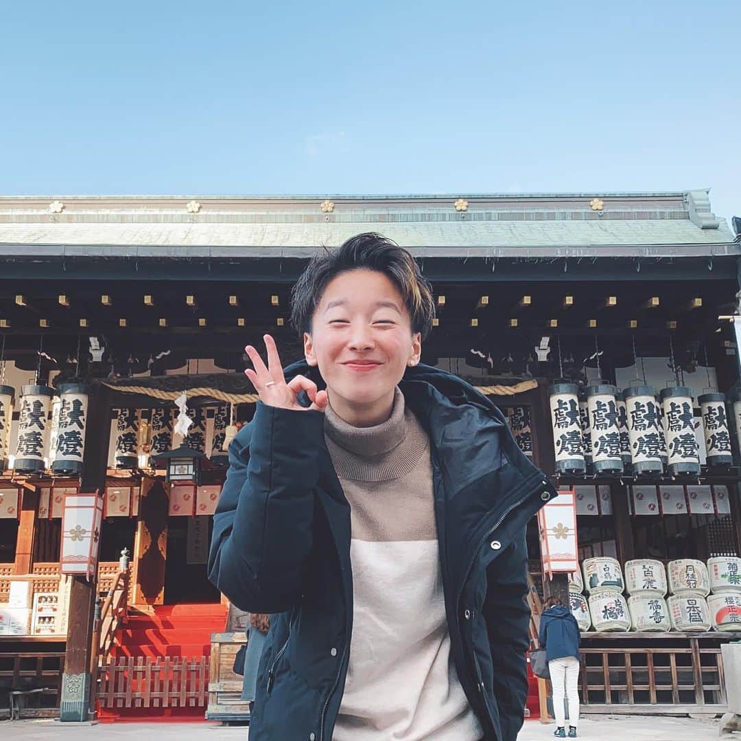 ひなたのインスタグラム：「今日は舞台の成功祈願に行ってまいりました。 12/4日〜12/9、大阪HEPHALLを揺らしてきます。  みなさん、力をお貸しくださいませ。ひなた、本番を思うとワクワクと、ドキドキが止まりません。 貸してくれた力、きっとお返しします(˶ ̇ ̵ ̇˶ )  そんなことより今日の天気めちゃくちゃ素敵でしたありがとう地球。」