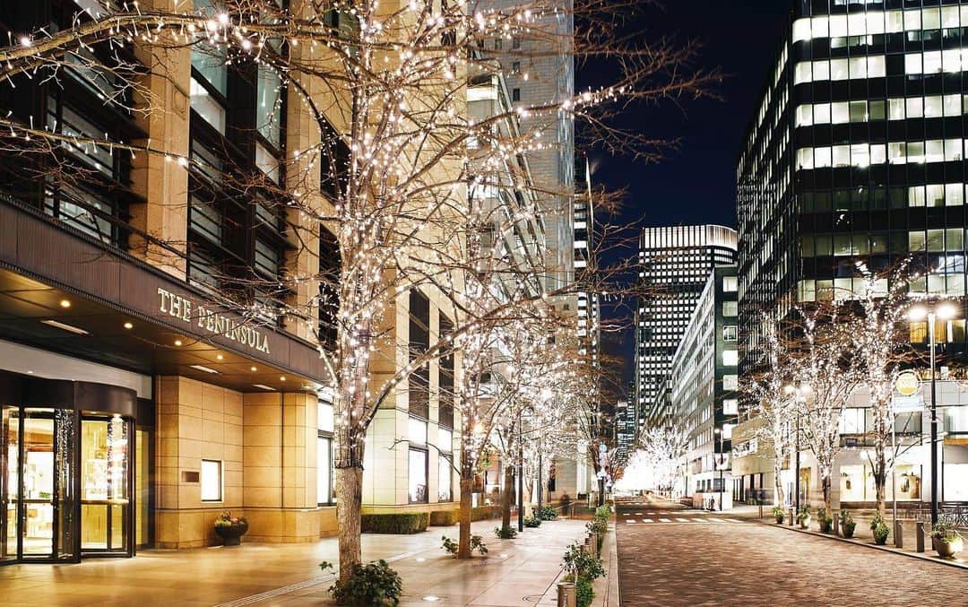 The Peninsula Tokyo/ザ・ペニンシュラ東京さんのインスタグラム写真 - (The Peninsula Tokyo/ザ・ペニンシュラ東京Instagram)「この時期、丸の内エリアの風物詩、シャンパンゴールドに輝くイルミネーションで彩られる丸の内仲通り✨夜のお散歩に最適なスポットです。皆さま、暖かくして素敵な金曜日の夜をお過ごしください♪⠀ ⠀ Got the festive feels? 🎄Wander up and down Nakadori Avenue where a sea of dazzling LED illuminations await you. ✨Where's your favorite destination to enjoy the winter illuminations?」11月29日 19時03分 - thepeninsulatokyo