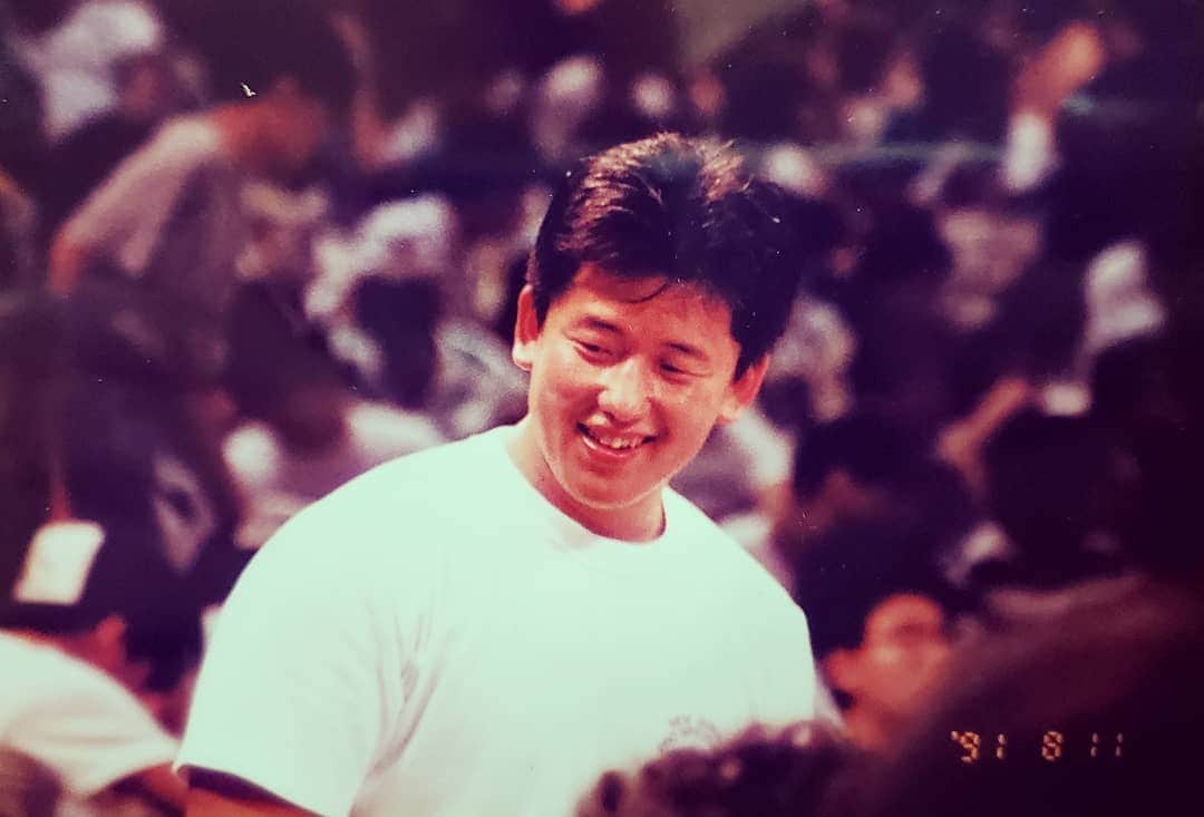 金本浩二のインスタグラム：「まだ初々しい若手時代の頃❕ 91年の8月ということは、まだデビューして10ヶ月弱ですね😌」