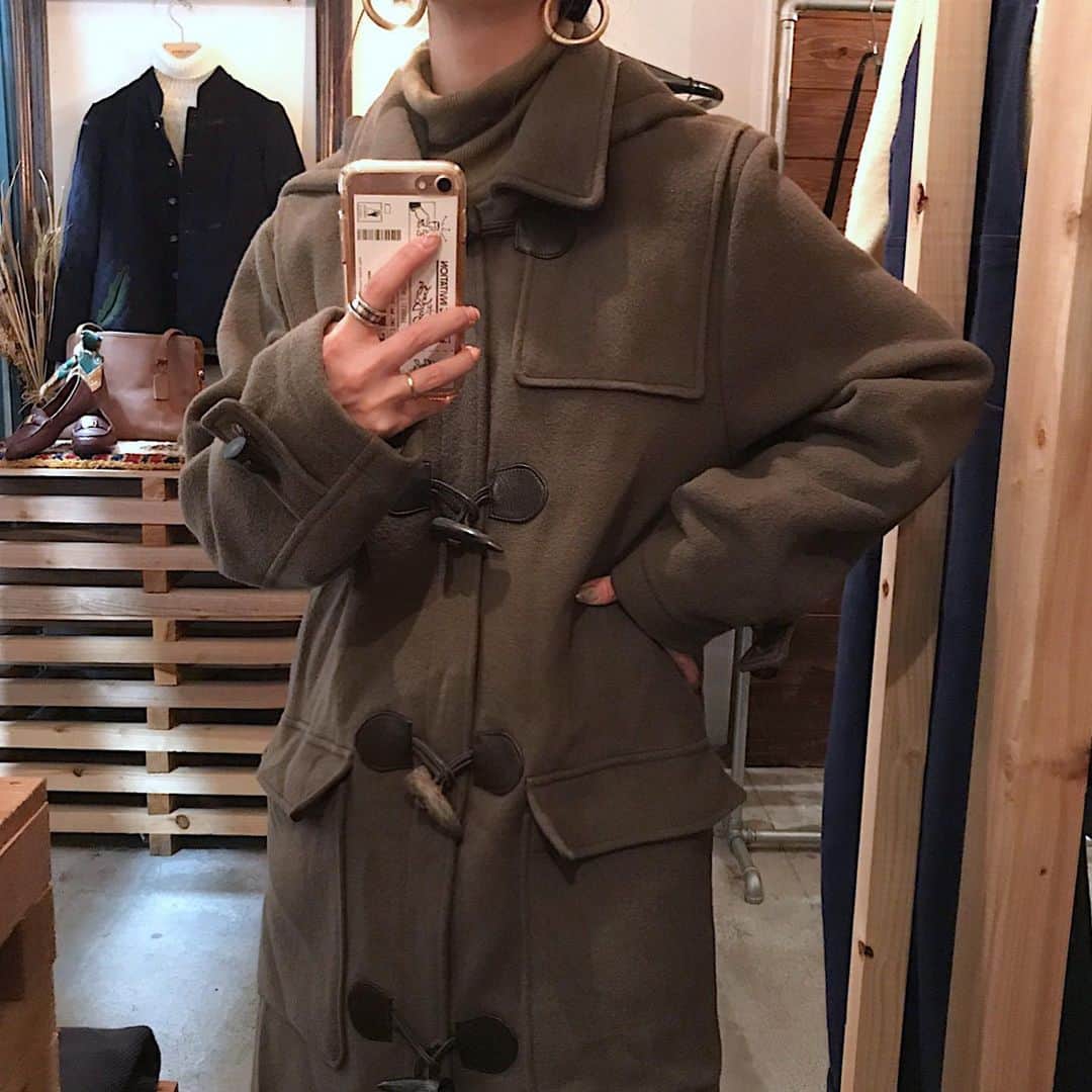 のインスタグラム：「TSGD_3rd@ gakugei-daigaku .  duffle coat / melton wool  staff：152cm」