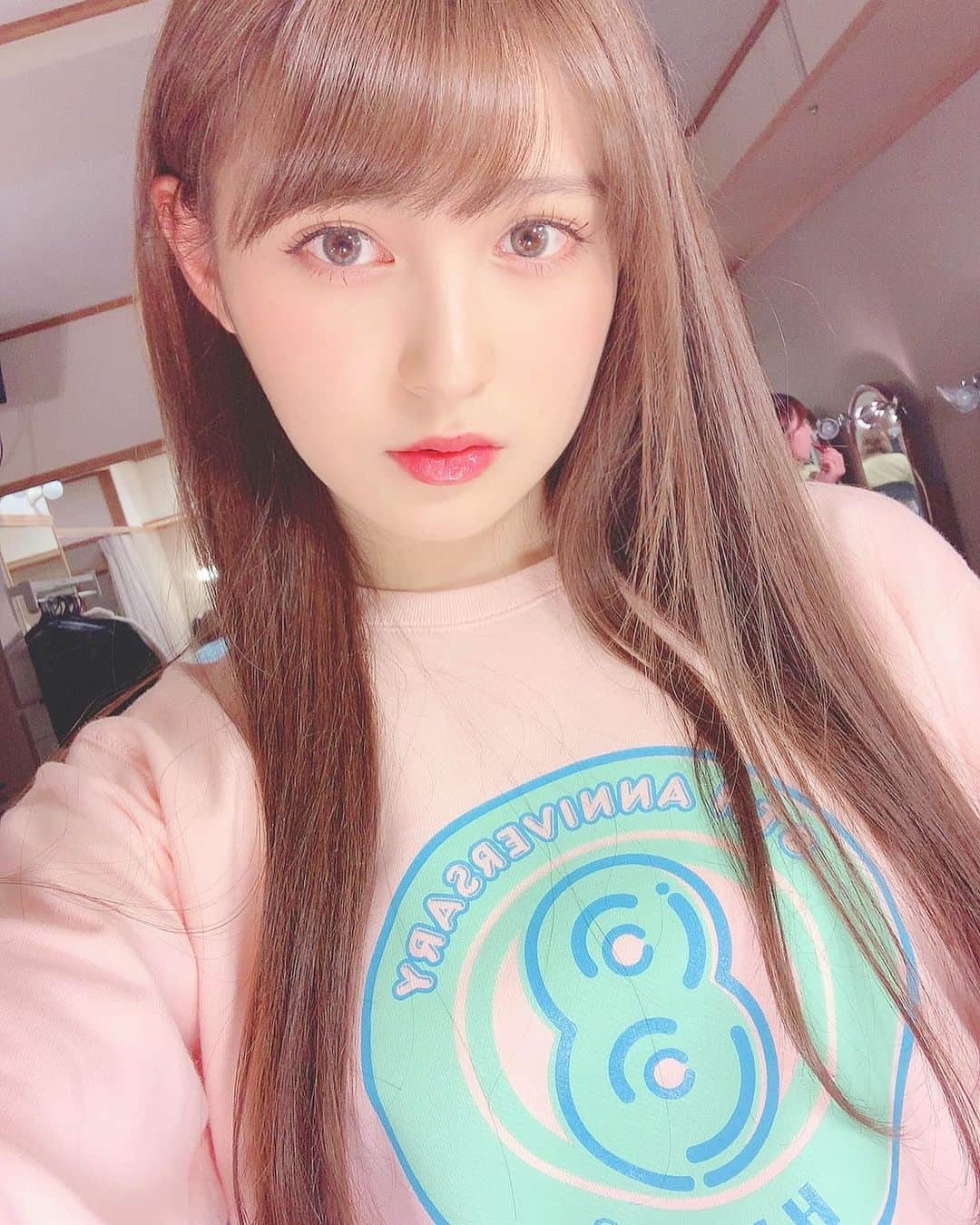 神志那結衣さんのインスタグラム写真 - (神志那結衣Instagram)「HKT48 8周年記念Tシャツ 珍しくピンクでした」11月29日 21時14分 - jiina27