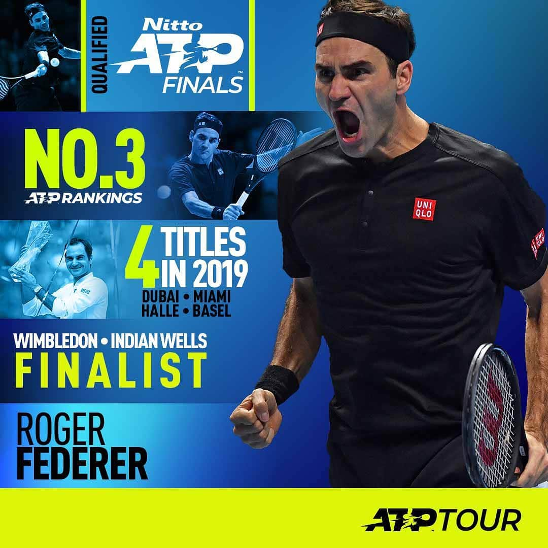 ATP World Tourさんのインスタグラム写真 - (ATP World TourInstagram)「Just another year at the office for RF 👏」11月29日 21時22分 - atptour