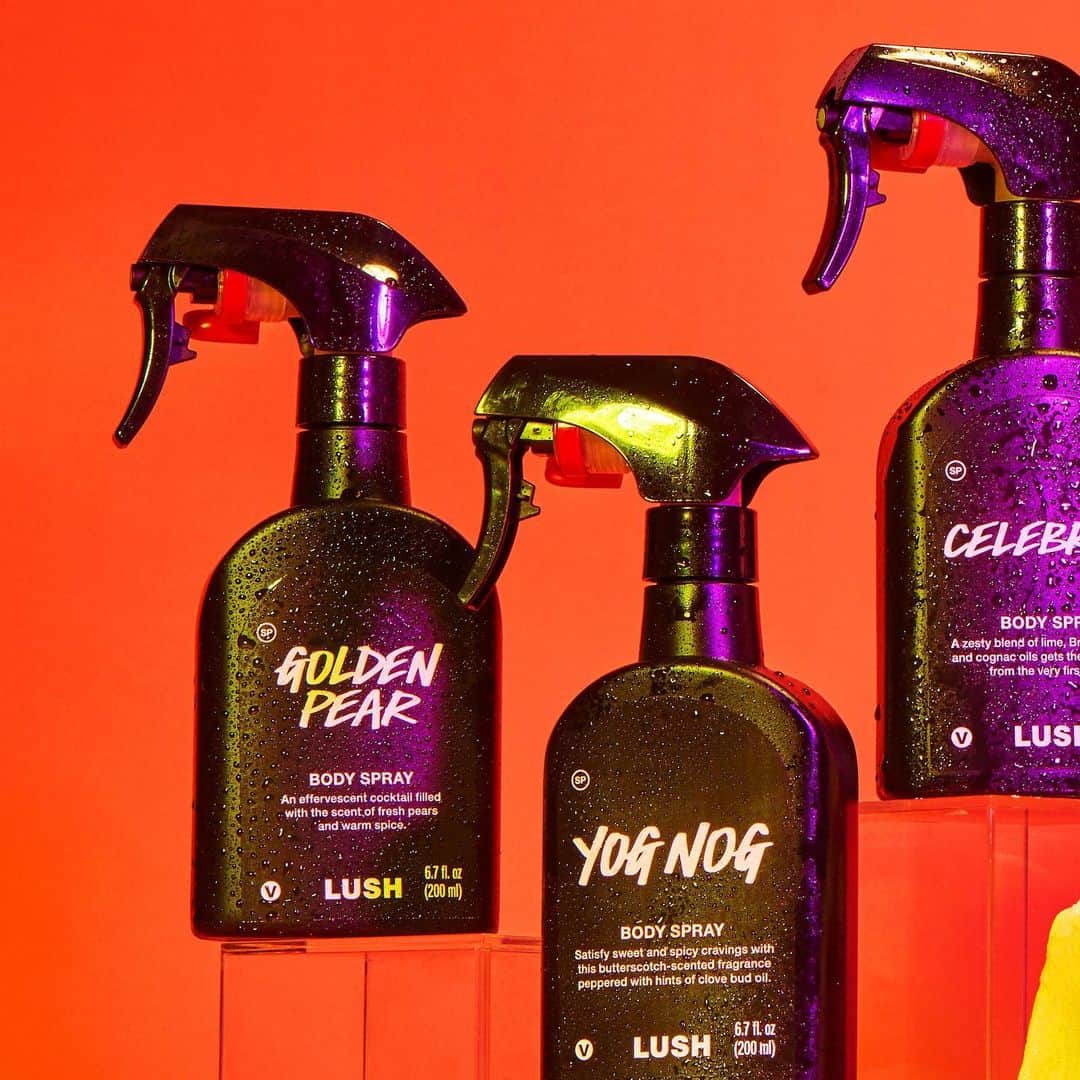 LUSH Cosmeticsさんのインスタグラム写真 - (LUSH CosmeticsInstagram)「🚨It’s go time! Fragrances are live NOW.🚨 We just dropped 11 new scents (including these three, limited edition body sprays) in-store and online. Need to shop now? Head to our link in bio. 🙌🏻」11月30日 0時00分 - lushcosmetics