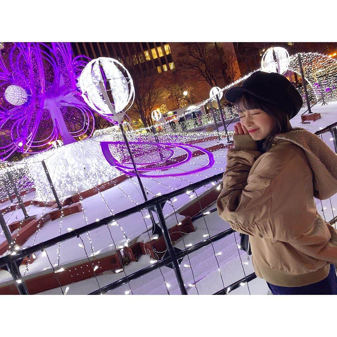 石田みなみさんのインスタグラム写真 - (石田みなみInstagram)「北海道❄️☃️💗﻿ ﻿ ﻿ ﻿ ﻿ #STU48 #charmingtrip #idol #アイドル﻿ #Stucharmingtrip #石田みなみ﻿ #全国ツアー #北海道 #札幌 #大通り公園﻿ #イルミネーション #雪 #snow #❄️ #☃️ ﻿ #3枚目 #彼女感 #意識 #してみた #🤭 #💗」11月29日 23時57分 - ishida.minami_373