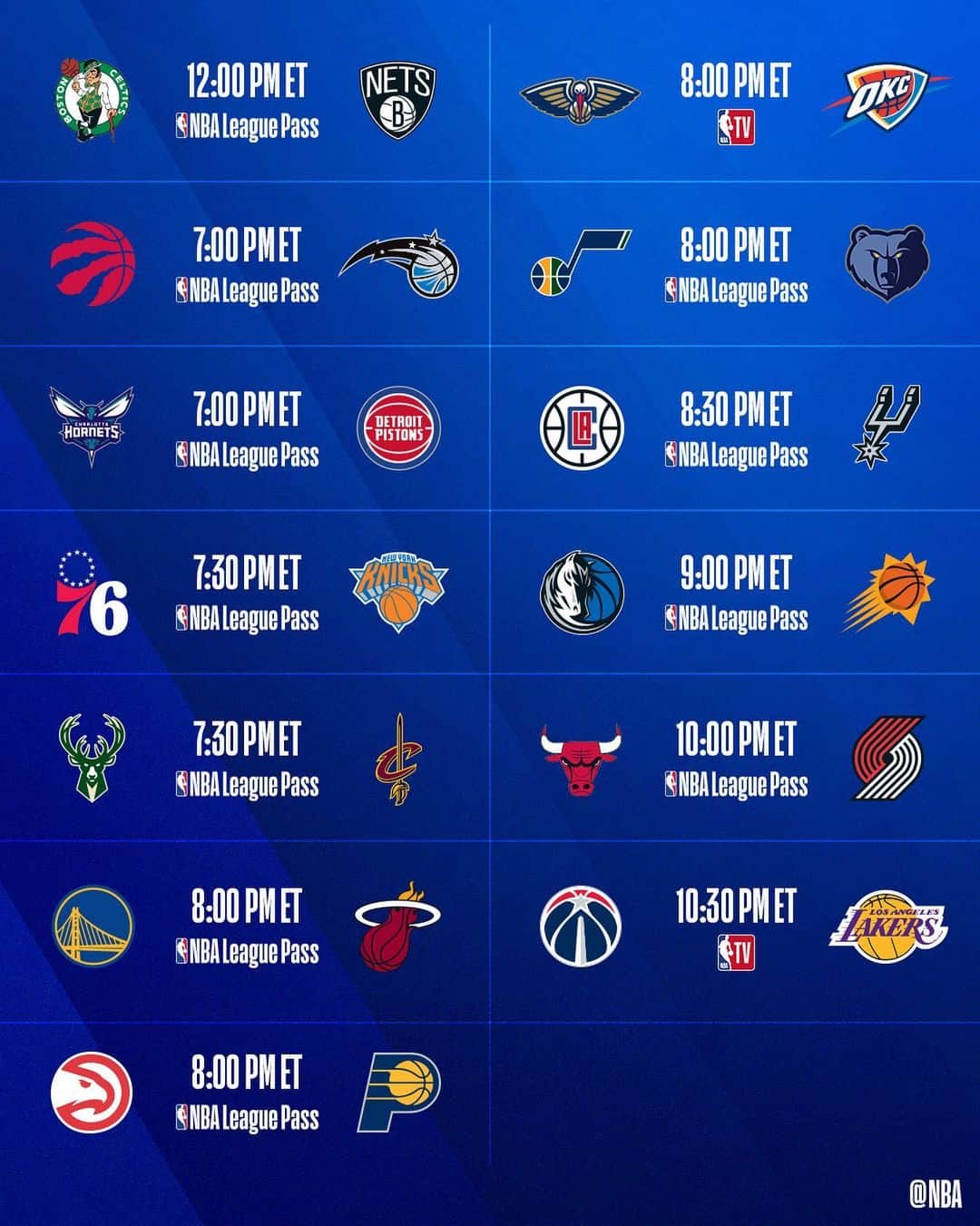NBAさんのインスタグラム写真 - (NBAInstagram)「We’ve got 13 games on the NBA schedule today  Which one are you most interested in?」11月30日 0時17分 - nba
