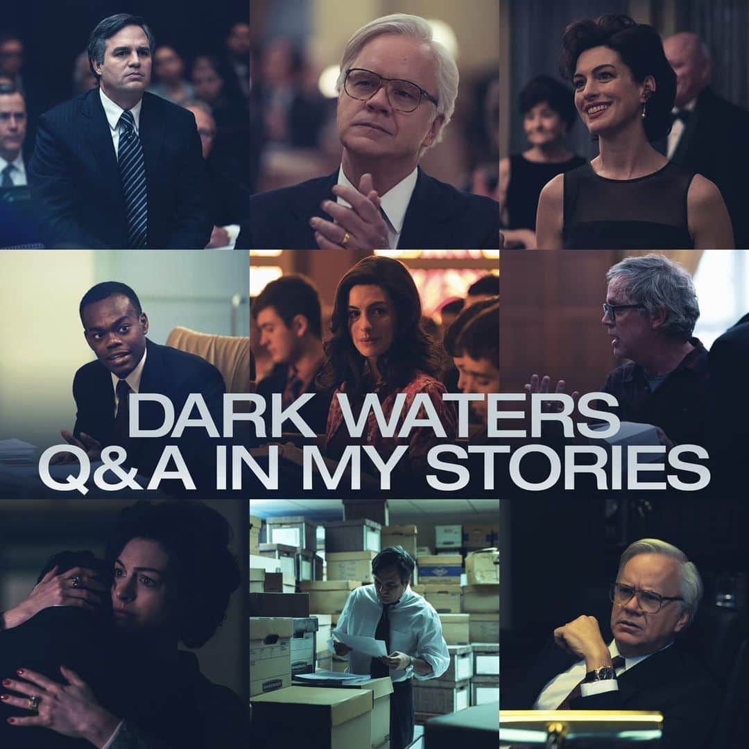 アン・ハサウェイさんのインスタグラム写真 - (アン・ハサウェイInstagram)「Want to learn more about my new film with @markruffalo, #DarkWaters? Submit your questions in my Instagram Stories and I will answer next week! ⬆️ Thank you!」11月30日 1時42分 - annehathaway