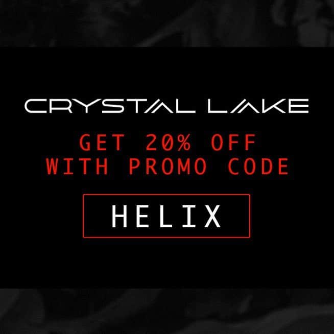Crystal Lakeさんのインスタグラム写真 - (Crystal LakeInstagram)「Use code HELIX for 20% off CrystalLake.MerchNow.com」11月30日 4時19分 - crystallake777