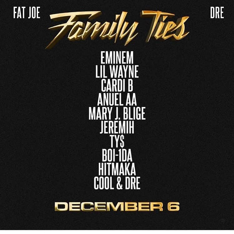 バスタ・ライムスさんのインスタグラム写真 - (バスタ・ライムスInstagram)「My bro’s @fatjoe and @dreday3000 is about to drop a masterpiece on 12.6.19 #FAMILYTIES 👀👀👀👀🔥🔥🔥🔥🔥🔥🔥🔥 LET’S GOOOOOOO!!」11月30日 4時26分 - bustarhymes