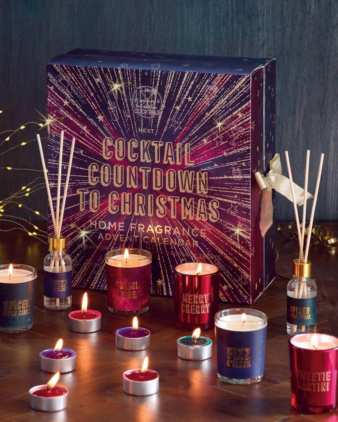 Nextさんのインスタグラム写真 - (NextInstagram)「The only thing getting LIT' this weekend are our cocktail inspired Christmas Candles! 🎄🕯 Tap to shop or 🔎Candles: 576557, 596669, 544455, 523722 & 547068 Diffusers: 541875, 332186, 320725 & 343017 Christmas fragrance Advent Calendar: 518668 #1stofDecemberisapproaching #fizzoclock #spicedapplecider #mulledwine #countdowntochristmas #26days #christmas」11月30日 5時15分 - nextofficial