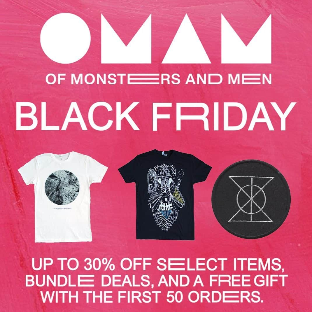 Of Monsters and Menさんのインスタグラム写真 - (Of Monsters and MenInstagram)「Black Friday sale!!! Cop that fashion amirite??? Link in story🙃」11月30日 5時56分 - ofmonstersandmen