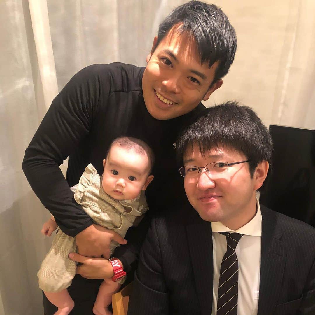 吉野達彦のインスタグラム：「学生プロレス同期が遊びに来てくれました。 #bjw #nuwa」