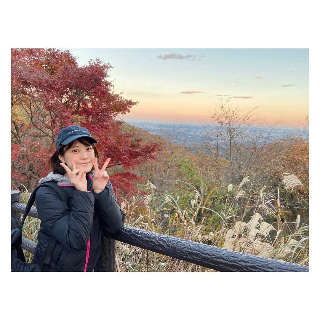 福田沙紀さんのインスタグラム写真 - (福田沙紀Instagram)「紅葉🍁  好きなグラデーションの空も見ることができた👀」11月30日 16時51分 - sakifukuda_official