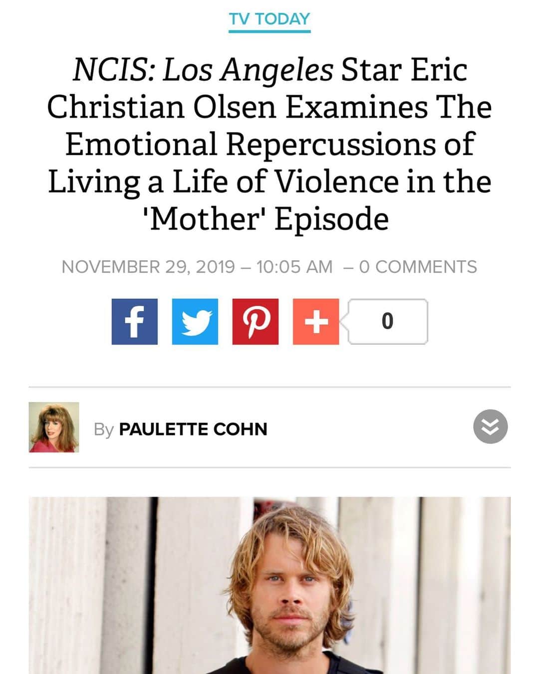 のインスタグラム：「A window into the mind of rambling dingbat. Link in bio. #ncisla #ep250 #sunday #sundaysundaysunday #themother #hettyisBACK written by @babarpeerzada and yours truly.」