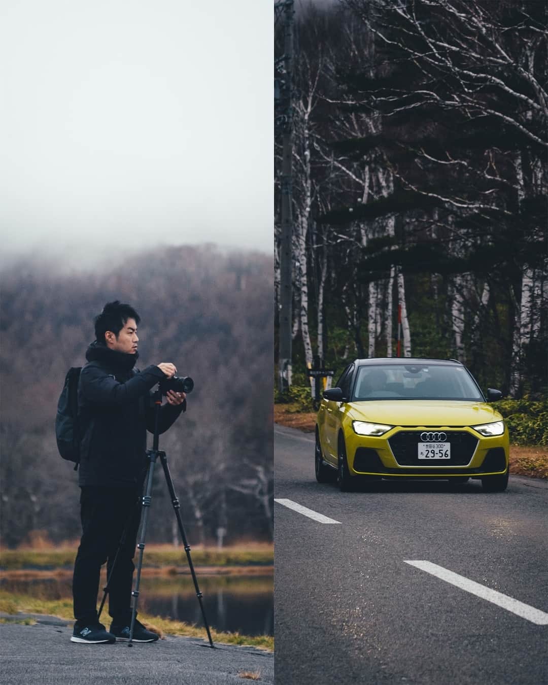 Takashi Yasuiさんのインスタグラム写真 - (Takashi YasuiInstagram)「Audi A1と、ゴールの松本城に到着。今回は東京から山中湖、富士吉田、八千穂高原、奈良井宿と巡ってきました。小春日和かと思ったら極寒の朝だったり、濃霧だったり快晴だったり。この時期のドライブは景色のいろんな表情が見られて最高ですね。 #AudiA1 @audijapan #この世のすべてを楽しみつくせ」11月30日 12時00分 - _tuck4