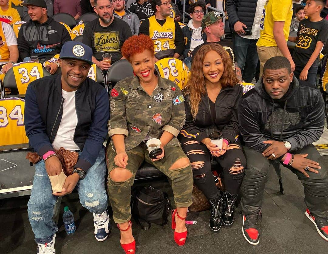 エリカ・キャンベルさんのインスタグラム写真 - (エリカ・キャンベルInstagram)「@lakers @staplescenterla @therealmarymary #marymary #theCampbells #Lakers #LakerNation @warryncampbell」11月30日 12時16分 - imericacampbell