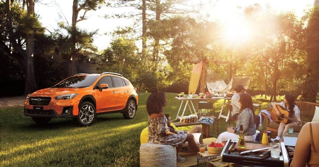 のインスタグラム：「Weekends are for family and friends, summer playlists and chilled out vibes 😎. With Subaru's cutting-edge entertainment tech, you can pump the perfect playlist for any occasion 🎵 . #OneLittleMoment #Subaru #SubaruXV #SubaruAWD」