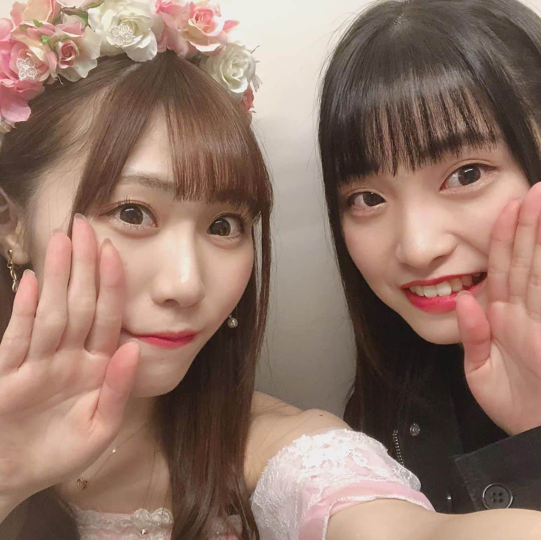 野々垣美希のインスタグラム：「入内嶋涼ちゃん 私なんかを憧れって言ってくれた♡ 発表したときも卒業公演も 号泣してくれた🥺かわいい🥺」