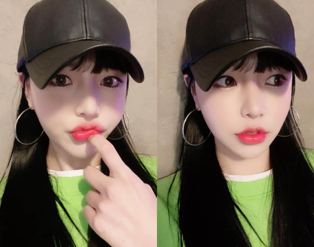 hyeriのインスタグラム：「힙합..그게뭐죠?랩?그게뭐죠?  #랩#랩알못인증#도넛맨#촬영#혜리」