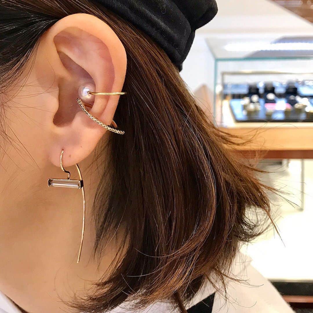 Hirotaka チェーンイヤーカフ ピアス(片耳用) | endageism.com