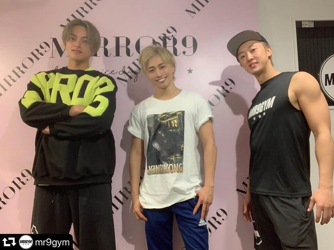 道木優輝のインスタグラム：「#repost @mr9gym ・・・ . @gouta_0116 . thanks...🏋🏿‍♂️ . #パーソナルトレーニング #MR9GYM #広尾 #ボディメイク #モデル #イケメン」