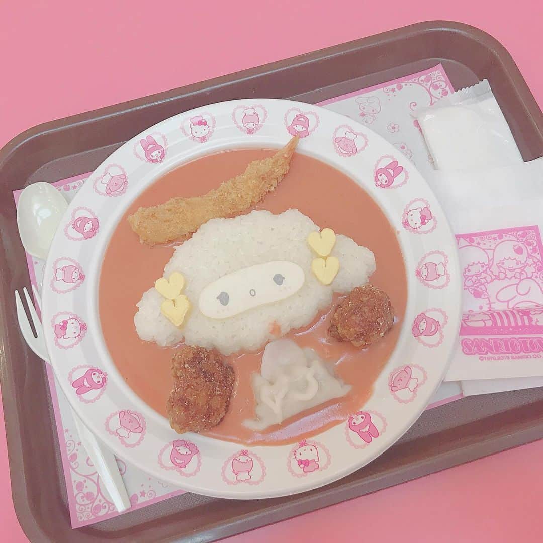 山田杏華のインスタグラム：「﻿ こぎみゅんのカレー！‪‪❤︎‬﻿ ﻿ かわいいし美味しかった🥰﻿ ﻿」
