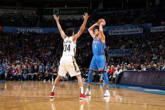 ダニーロ・ガリナリさんのインスタグラム写真 - (ダニーロ・ガリナリInstagram)「✅⚡First game of the back to back: WIN! Great team work! #ThunderUp #ATuttoMotore」11月30日 23時28分 - danilogallogallinari