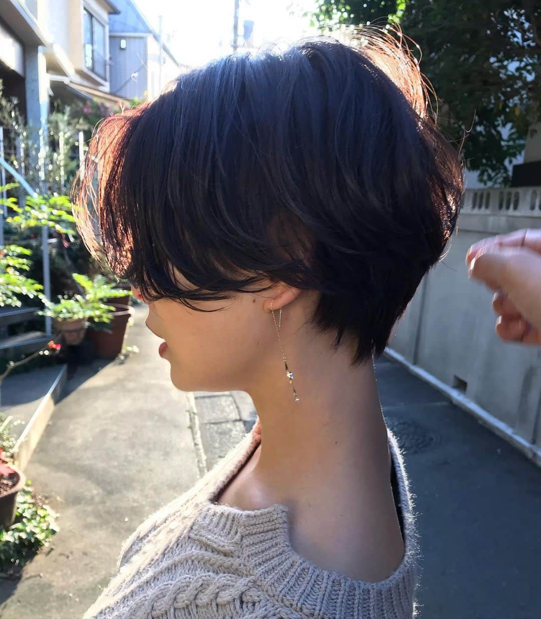 ショートヘアカタログ・紺野 善仙さんのインスタグラム写真 - (ショートヘアカタログ・紺野 善仙Instagram)「今日の夕日綺麗だった #紺野ショート」11月30日 23時34分 - nori190