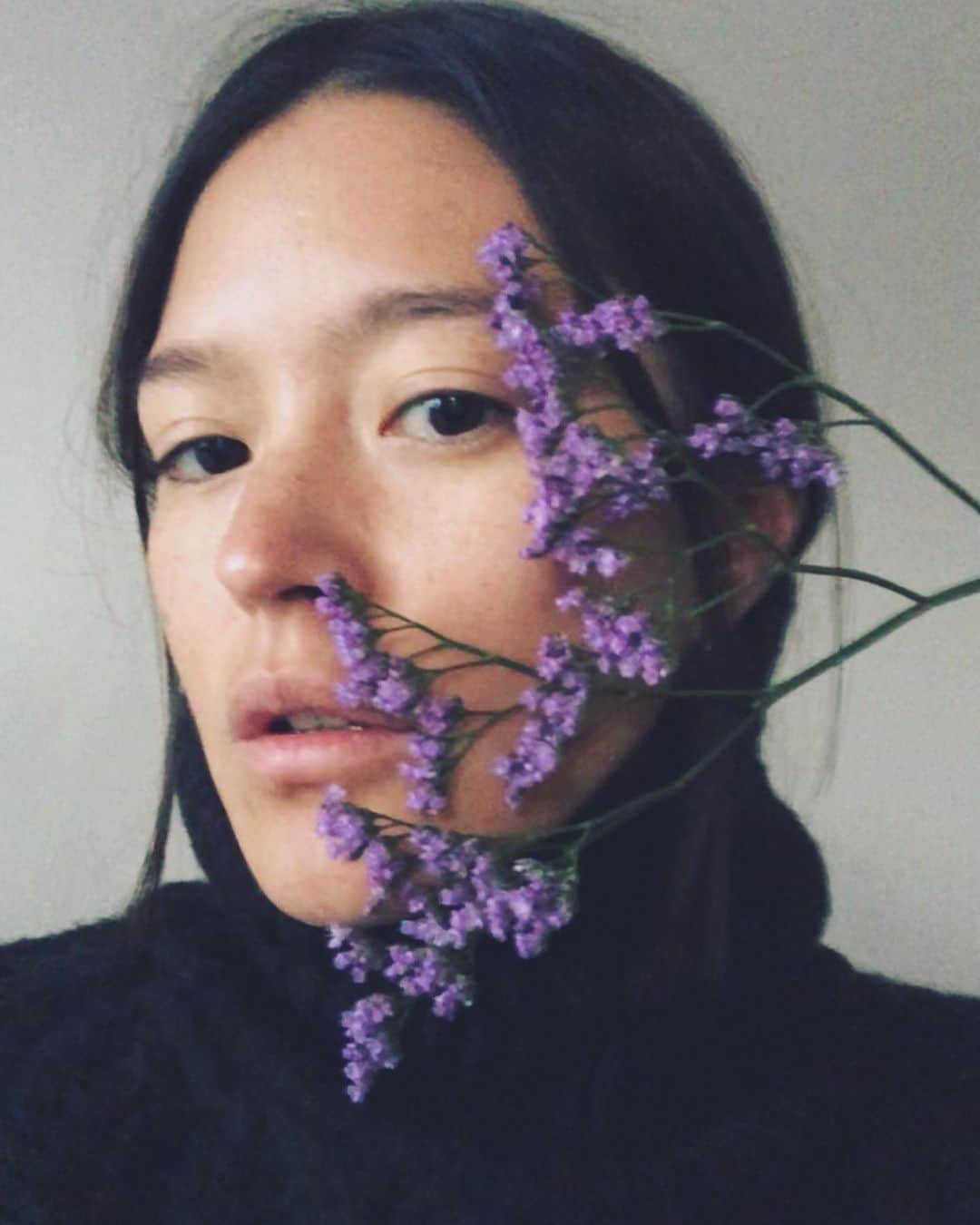 松島エミのインスタグラム：「💜 #flowergirl」
